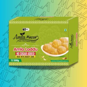 Box of Amla Mazza – Healthy Amla Laddu with Jaggery for immunity and digestion